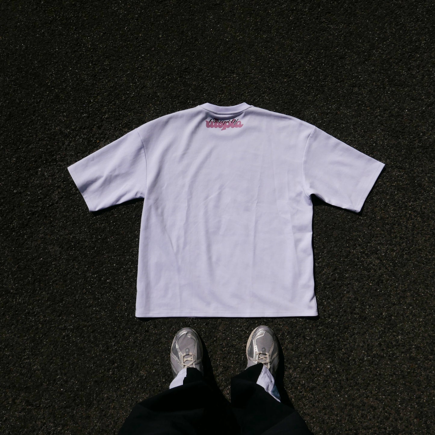 Oversized Staple Tee - White