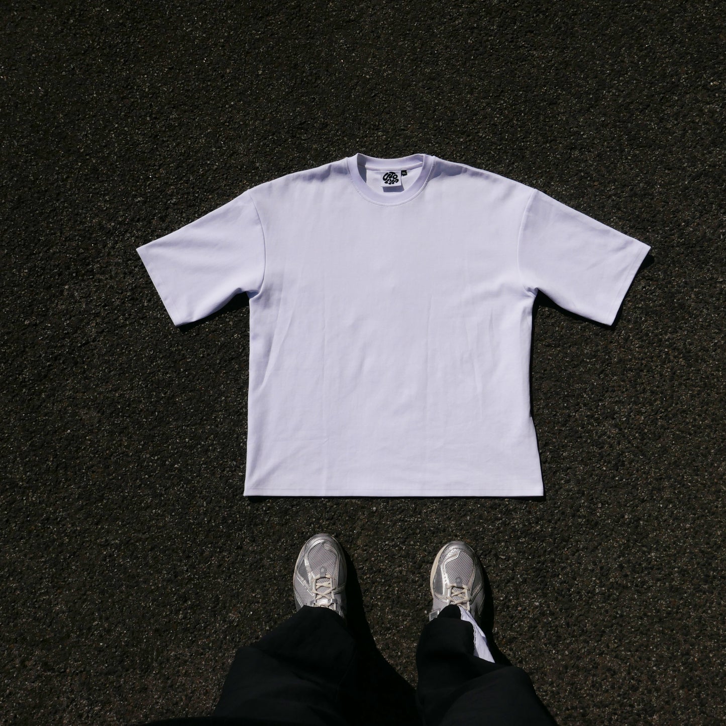 Oversized Staple Tee - White