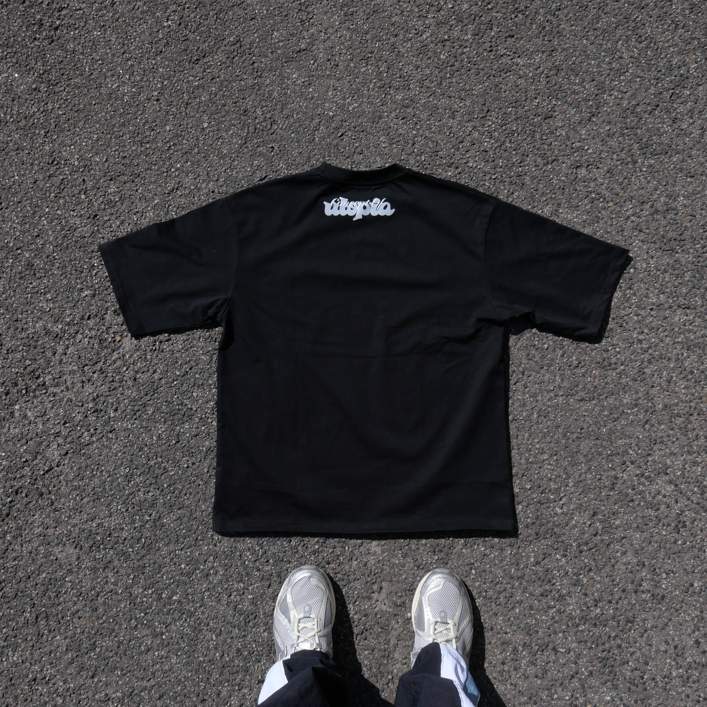 Oversized Staple Tee - Black